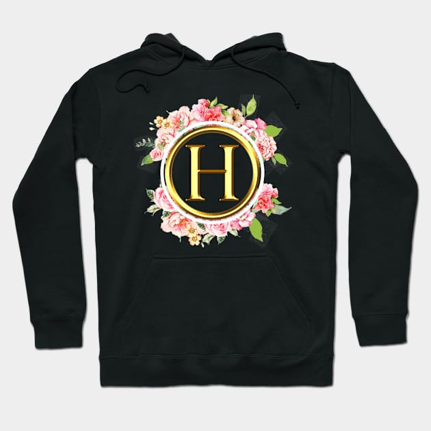 Letter H Shirt Alphabet Letter H Different Colors Hoodie by EmmaShirt